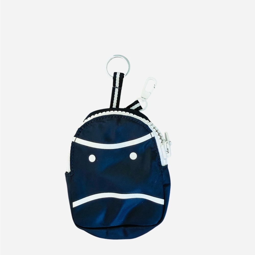Tory Burch Sport Navy Grumpy Tennis Mini Backpack Keychain